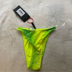 Jaded London. Yellow Ombre Clear Strap. Size 6